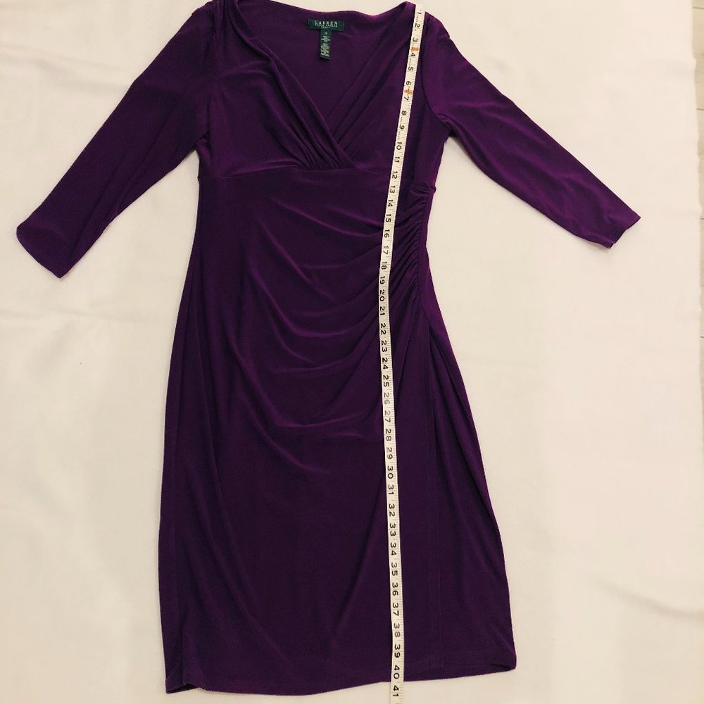 Dark Purple Ralph Lauren dress, size 10 - Picture 7 of 7